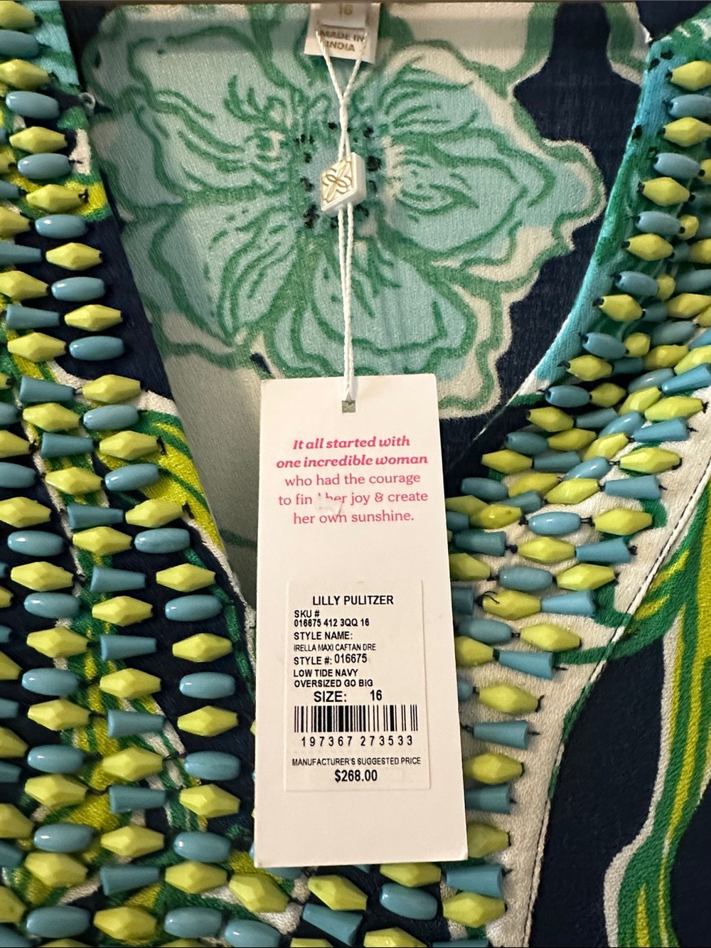 Lilly Pulitzer Navy Maxi Dress NWT - Picture 3 of 6